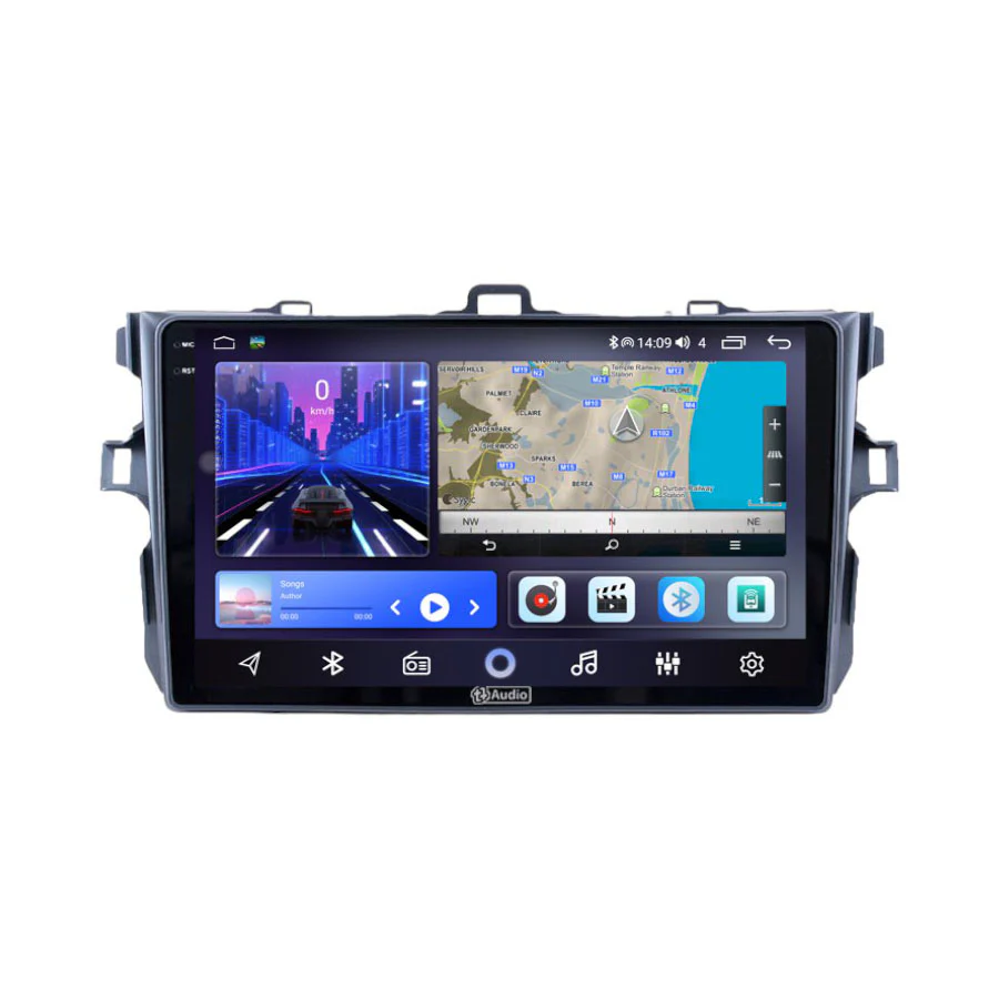 TT Audio 9" replacement radio for TOYOTA COROLLA 2006-2012 (2K SCREEN) - Car Audio