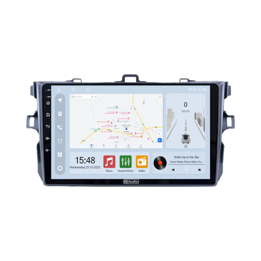 TT Audio 9" replacement radio for TOYOTA COROLLA 2006-2012 (CLASS D) - Car Audio