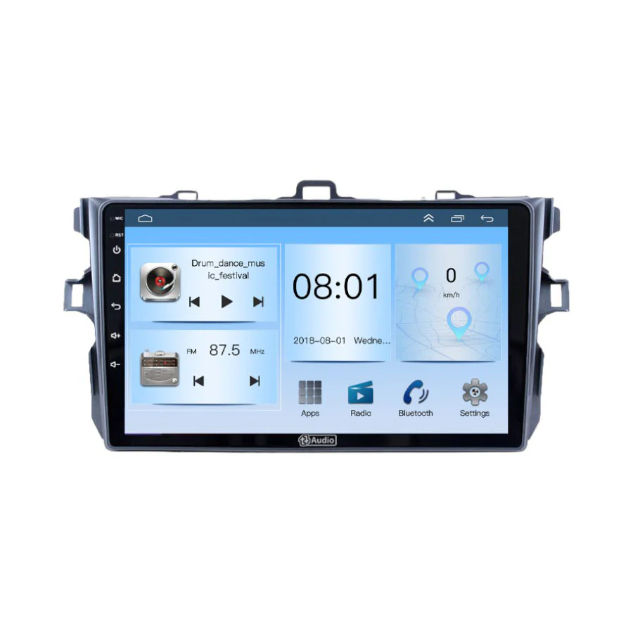 TT Audio 9" replacement radio for TOYOTA COROLLA 2006-2012 (ECO) - Car Audio