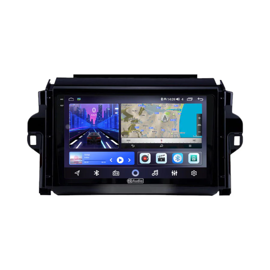 TT Audio 9" replacement radio for TOYOTA FORTUNER 2016-2023 (2K SCREEN) - Car Audio