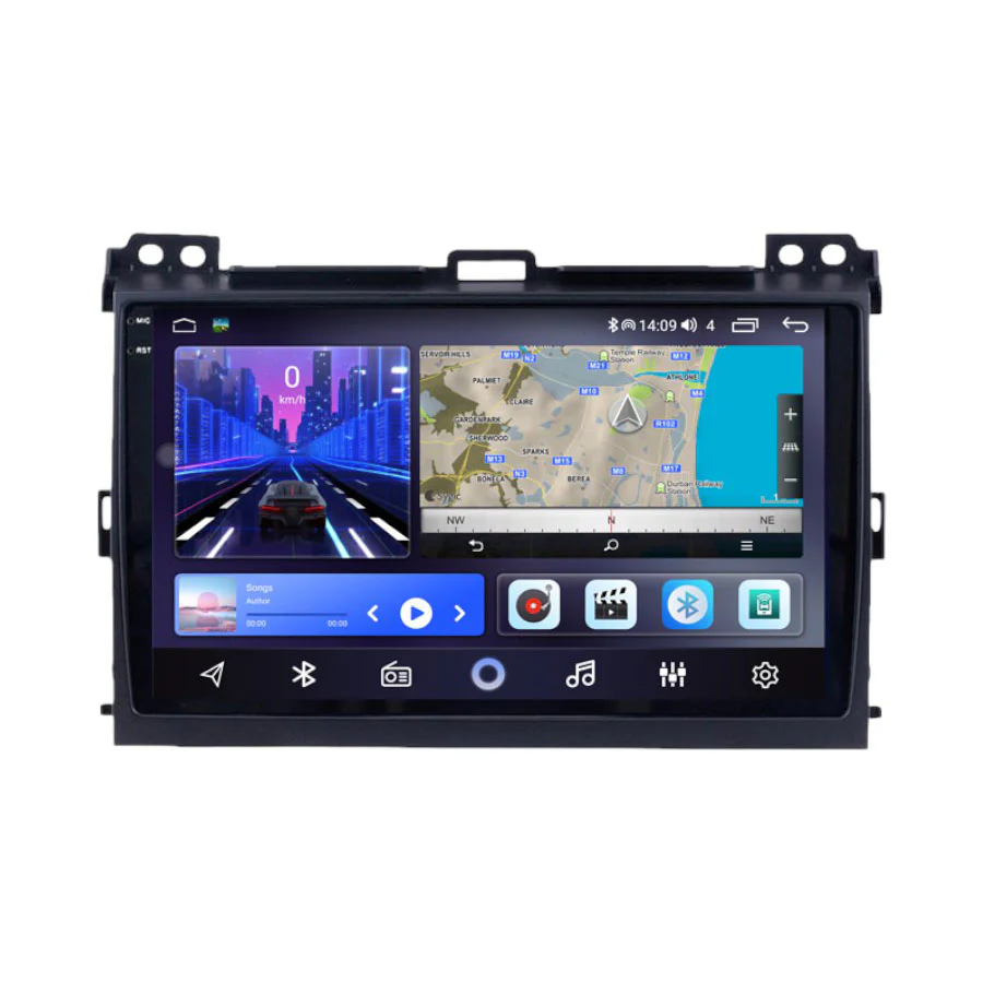 TT Audio 9" replacement radio for TOYOTA PRADO 2007-2010 (2K SCREEN) - Car Audio