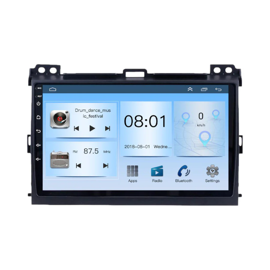 TT Audio 9" replacement radio for TOYOTA PRADO 2007-2010 (ECO) - Car Audio