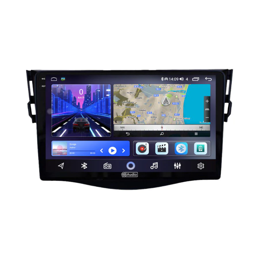 TT Audio 9" replacement radio for TOYOTA RAV4 2007-2013 (2K SCREEN) - Car Audio