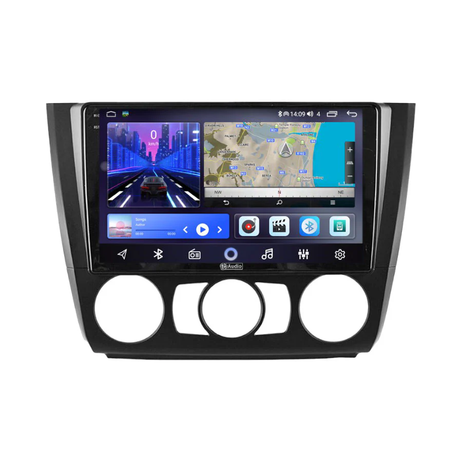 TT Audio Replacement Radio for BMW 1 SERIES 2006 - 2013 2K SCREEN auto/manual aircon (Android 12) - Car Audio