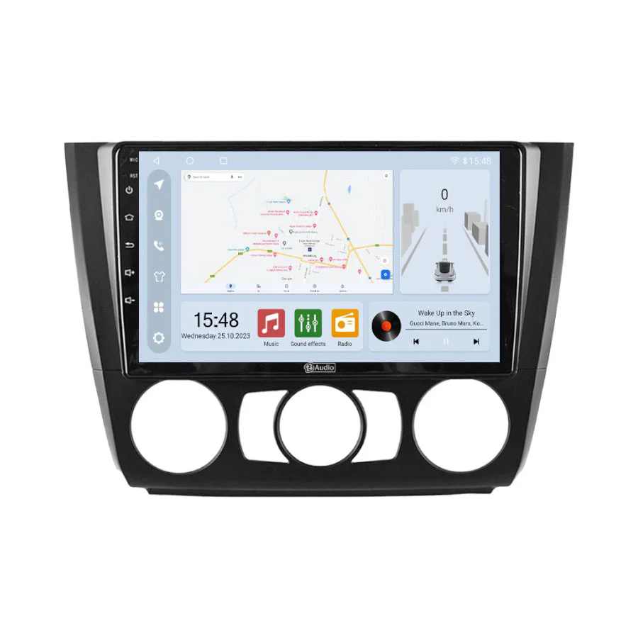 TT Audio Replacement Radio for BMW 1 SERIES 2006 - 2013 CLASS D auto/manual aircon (Android 13) - Car Audio